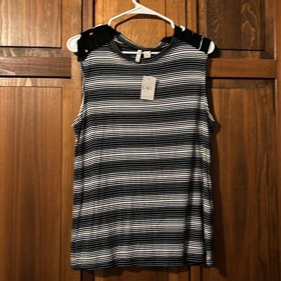 Cato Sleeveless striped top - Picture 1 of 7